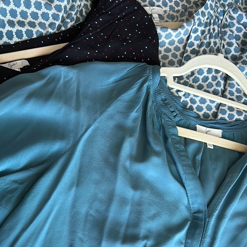 Lot of 3 Used Joie Silk Blouse Tops